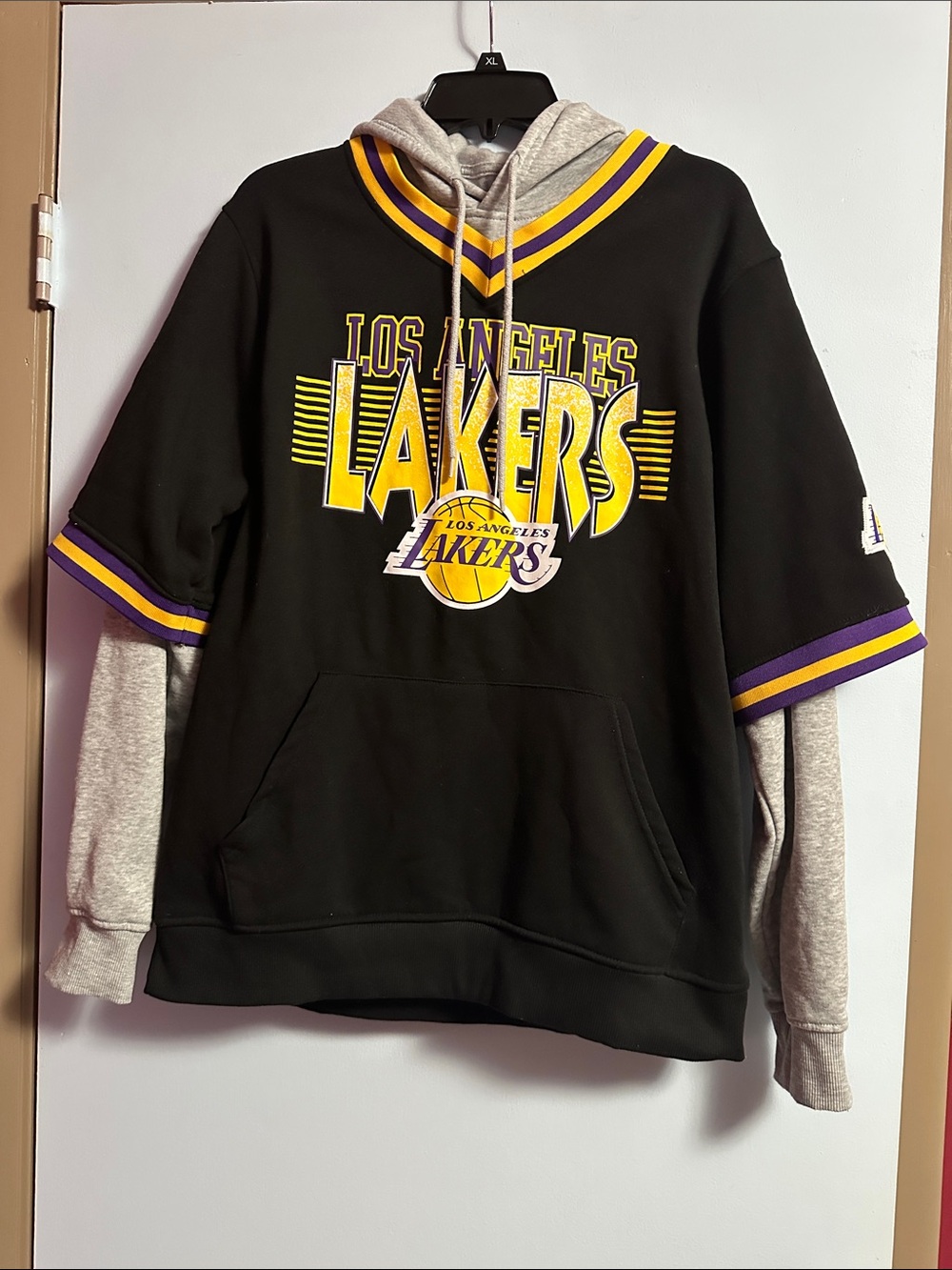 Los Angeles Lakers Black & Gold Pullover Hoodie